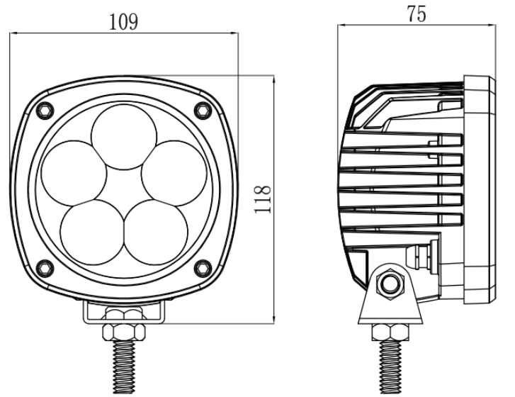 REVON 50W / 4800LM LED-TYÖVALO