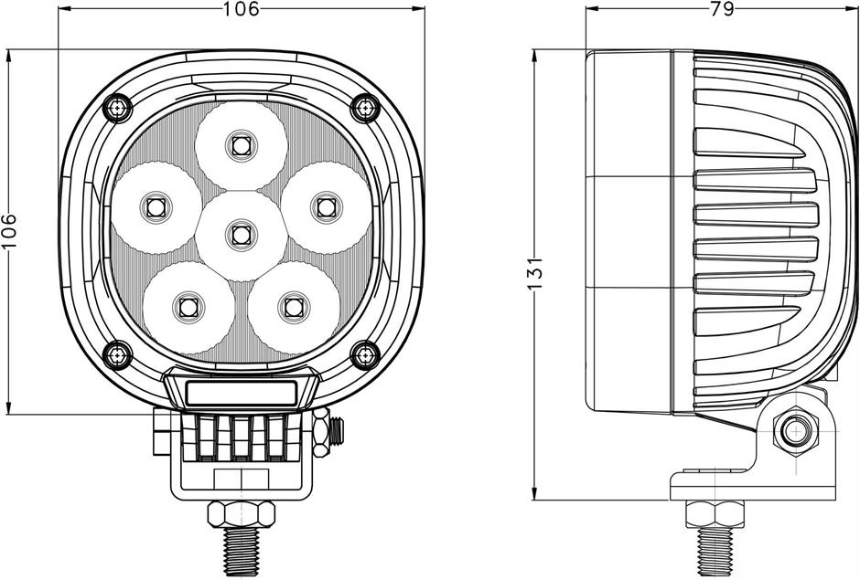 REVON 90W / 7200LM LED-TYÖVALO